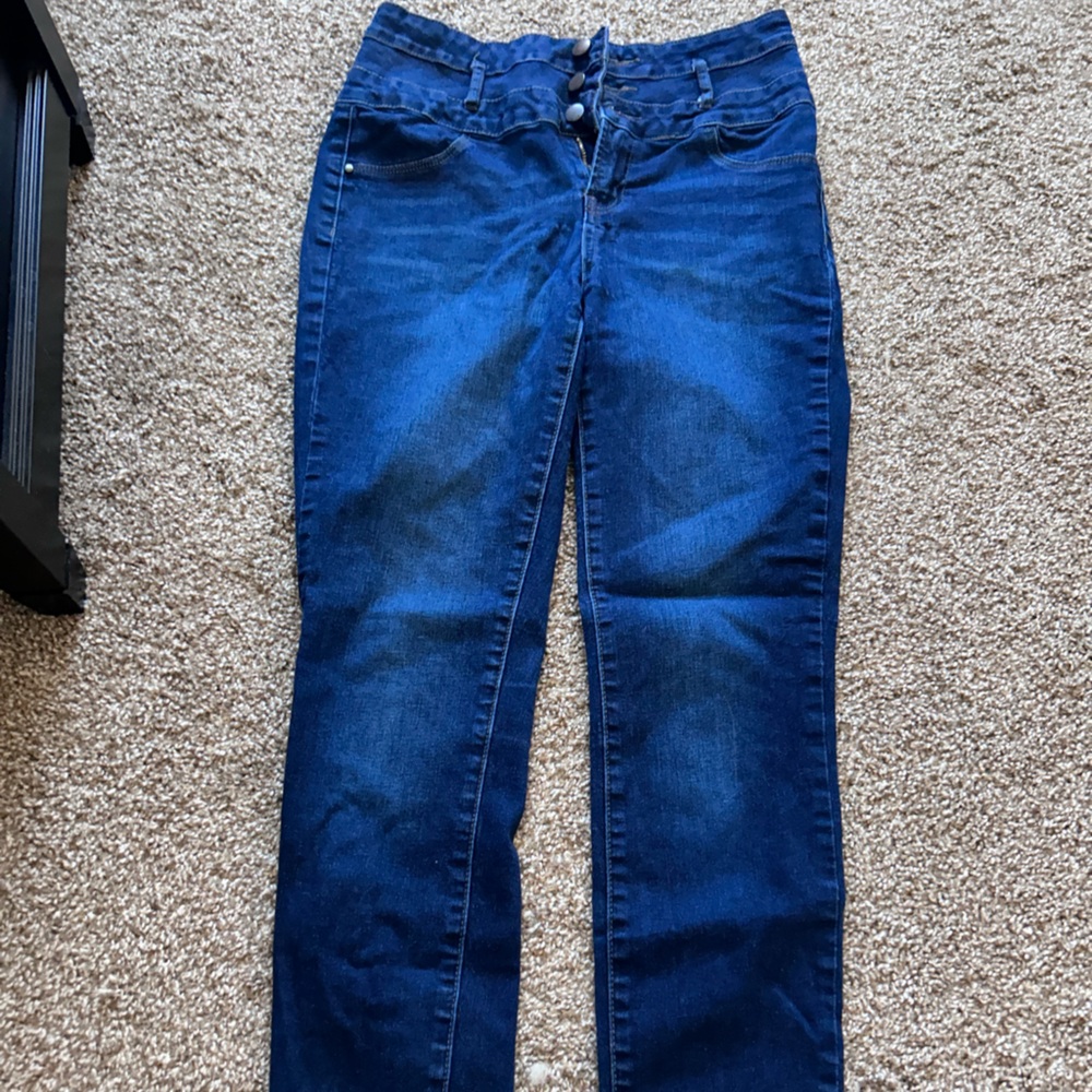 Refuge Blue Skinny Jeans Classic Denim
